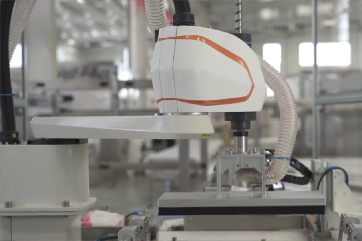 Scara Robots handling materials